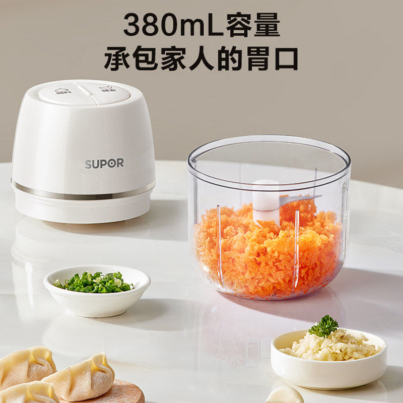Supor Small Meat Grinder for Home Use, Fully Automatic Multifunctional Electric Food Processor, Meat Mincer, Baby Food Supplement, New Model