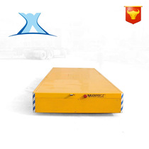 Remote control vertical and horizontal mobile trackless transport flatbed smart brick factory transfer package rubber wheel trolley trolley 30 tons