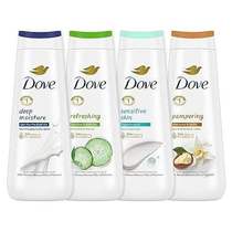 Dove Body Wash Deep Moisture Sensitive Skin Cucumber an