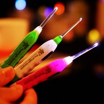 Luminous ear pick for children and adults with lighted ear pick