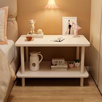 Bedside shelf bedroom simple bedside cabinet simple removable simple modern clip gap solid wood bedside table