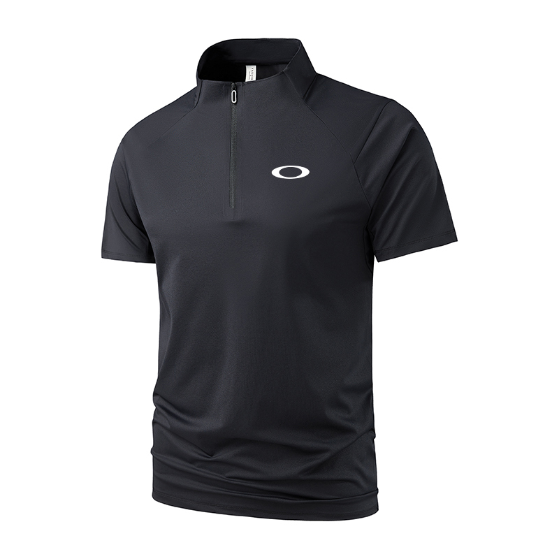 Clearance Sale Oakley Oakley Ice Silk Quick-Drying Short-Sleeve Polo Shirt for Men, Summer 2026 New Sports T-Shirt