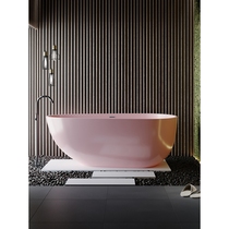 HEGII Hengjie acrylic bathtub home small apartment independent Internet celebrity bathtub constant temperature Japanese style B&B black complex