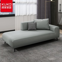 Gujia Home Modern Minimalist Style Living Room Fabric Sofa Chaise No-Wash Technology Fabric Latex Chaise Chair Hotel Residential