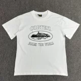 Летняя хлопковая футболка подходит для мужчин и женщин для отдыха, короткий рукав, оверсайз