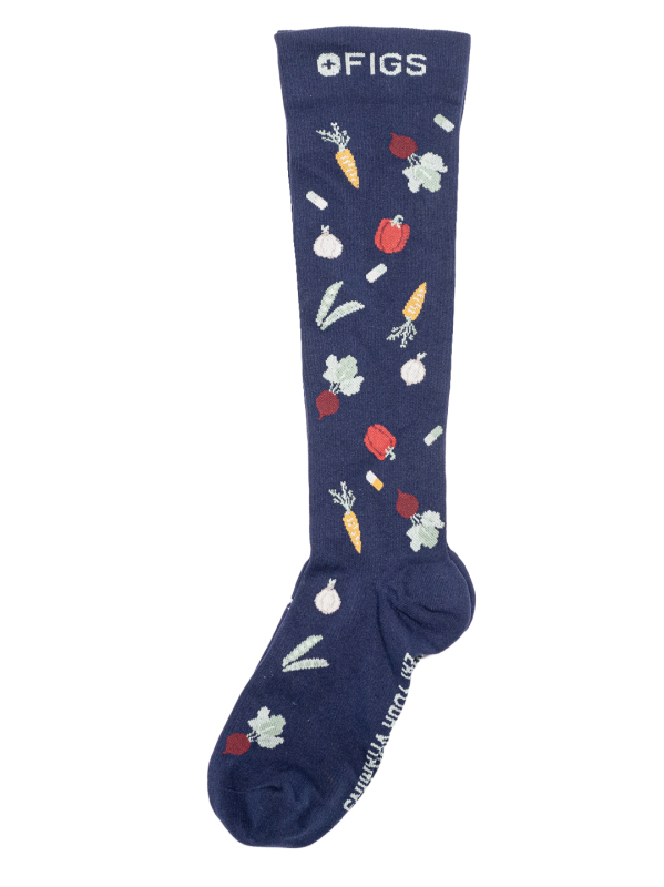 All-Weather Socks to Relieve Leg Fatigue, Promote Blood Circulation, Shape Beautiful Legs, Vegetable Garden Long Tube Pressure Socks for Men and Women Fg