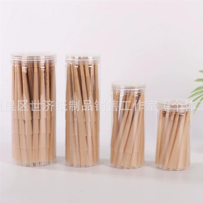 Cross-Border Creative Cone-Shaped Pre-Rolled Paper Tubes, Amazon 50-Pack Rolling Paper