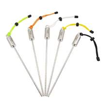 Self-ringing rod probe bottle knocker rattle underwater scale tintin metal rod ding ding with stainless steel rod diving hand rope