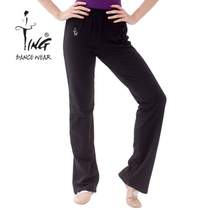 Loose pants straight black pants dance dance modern dance folk dancer Chen Tings trousers square dance pants
