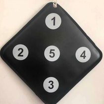 Fencing training sword target wall-mounted wall target home home training wall-mounted five-hole puncture-resistant wear-resistant leather is not easy to break