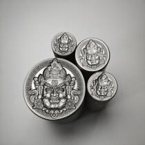 Three-dimensional yellow god of wealth embossed steel stamp gold and silver pendant punch mold jewelry processing chiseling steel mold groove gold-making tool
