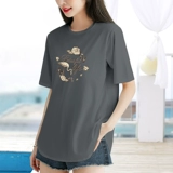 Летняя футболка, изогнутая летняя одежда, короткий рукав