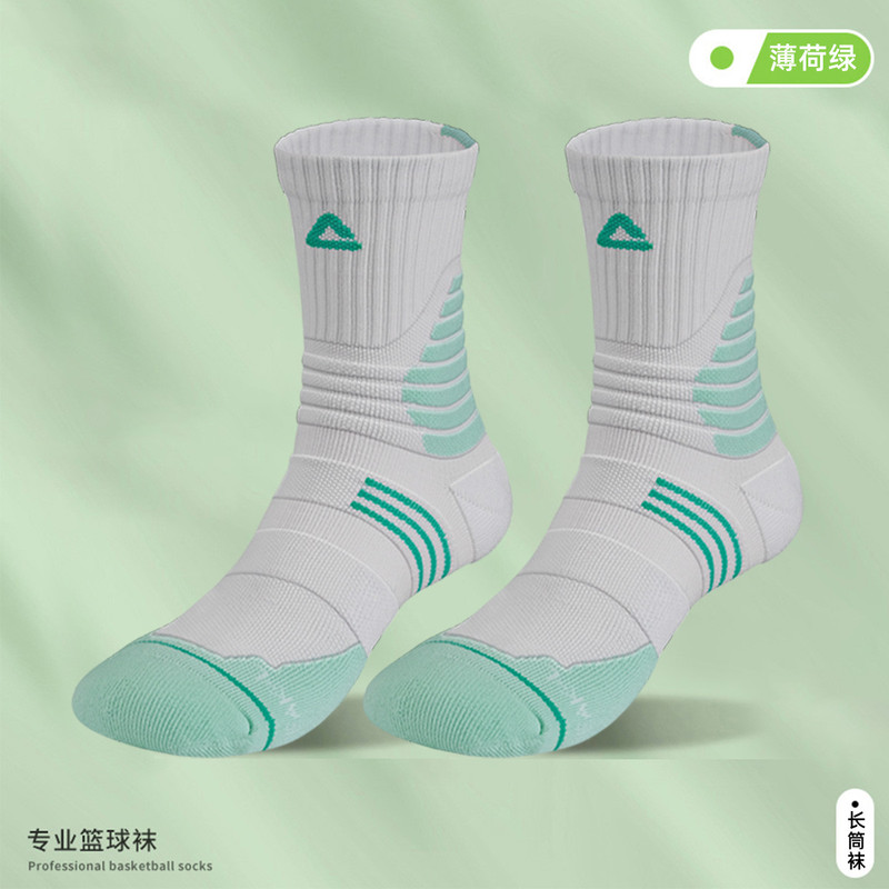 Peak Professional Practical Basketball Socks for Men and Women, Long Tube Towel Bottom Thickened Sports Socks, Running Breathable Socks Peak Professional Practical Basketball Socks for Men and Women, Long Tube Towel Bottom Thickened Sports Socks, Running Breathable Socks