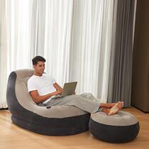 Intex inflatable sofa bed single creative lazy sofa seat cute recliner lounge chair thickened air cushion chair