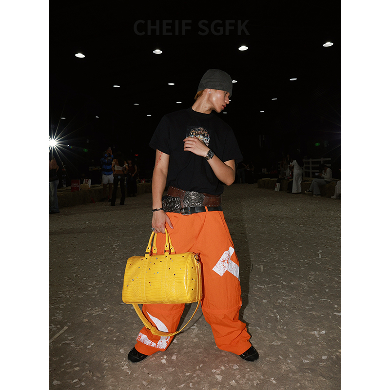 2025 Summer New Large-Capacity Commuter Bag Luggage Bag Crocodile Pattern Handbag American Style Travel Large Bag