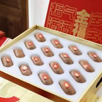 Shell agriculture long-handled Jinfu kiwi fruit Shaanxi native small green heart kiwi fruit New Year gift box