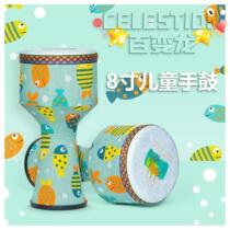 Childrens African drum inch-free tuning tambourine kindergarten beginners lightweight drum Yunnan Lijiang hand drum