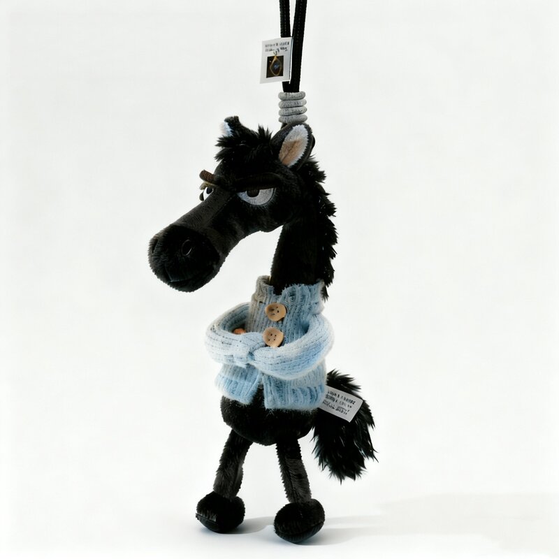 2026 Year of the Horse Lucky Mascot Plush Doll Pendant Bag Charm Gift for Boyfriend or Girlfriend 2026 Year of the Horse Lucky Mascot Plush Doll Pendant Bag Charm Gift for Boyfriend or Girlfriend