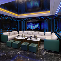 Personnelle KTV Sofa Nightclub Bar Club Practice Song Room Bag Compartment Arc U Type Sofa Booth Corner Clear