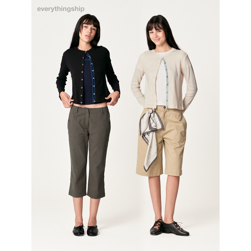 Everythingship Sundae Throw Patchwork Knit Cardigan