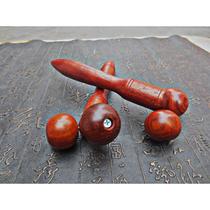 Vietnamese rosewood two-wheel handicraft facelift massager mahogany two-wheel massager relief