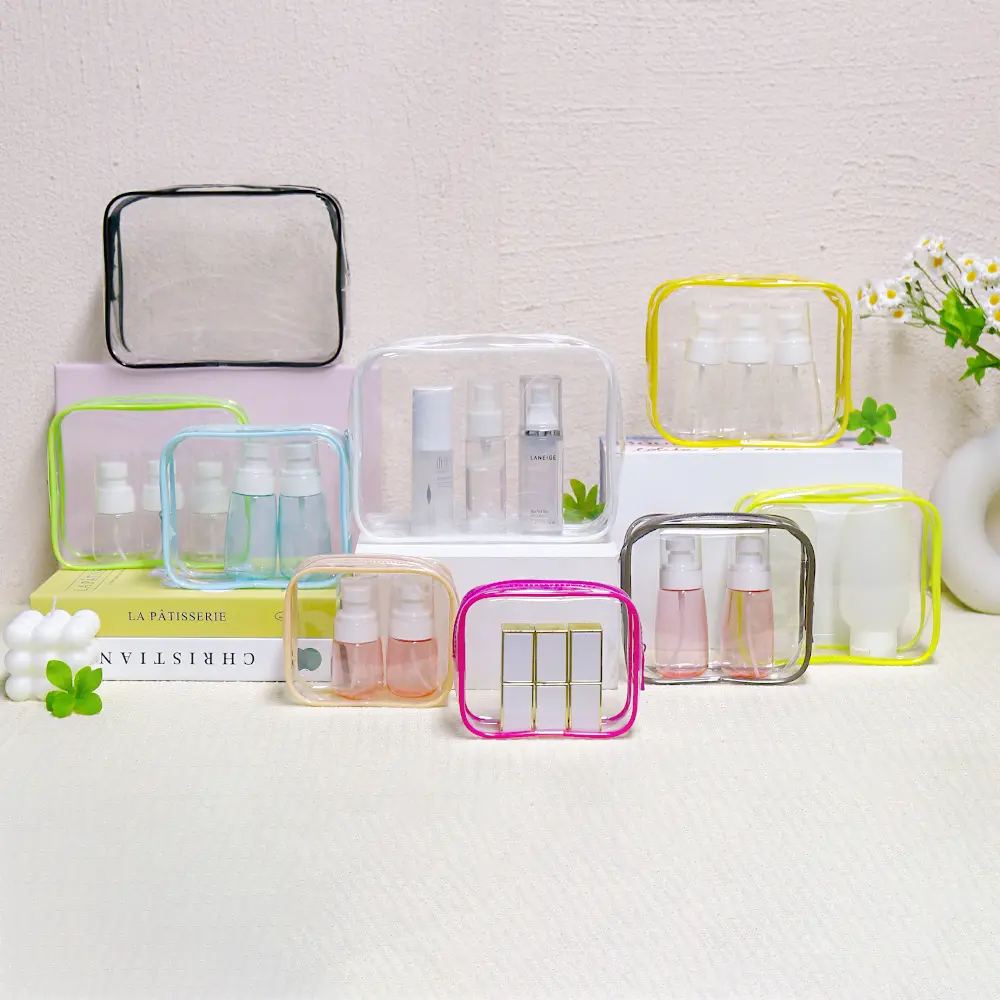 爆款透明化妆包｜一包搞定旅行洗漱，这设计也太聪明了吧！✨