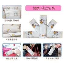 Portable cushion fixed cloth non-woven fabric thickened seat toilet toilet seat independent 20 single piece waterproof disposable