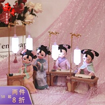 Forbidden City Taobao Cultural Creation Chinese style Palace costume doll silk doll old Beijing characteristic craft gift ornaments