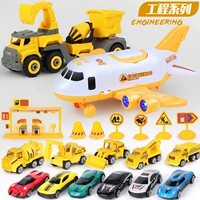 Желтый базовый самолет, комплект, гоночный автомобиль