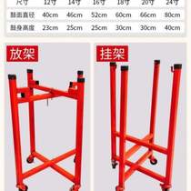 Red wheel hanger with 10 metal 1814 drum rack 2016 rack inch 24 drum big red 12 rack