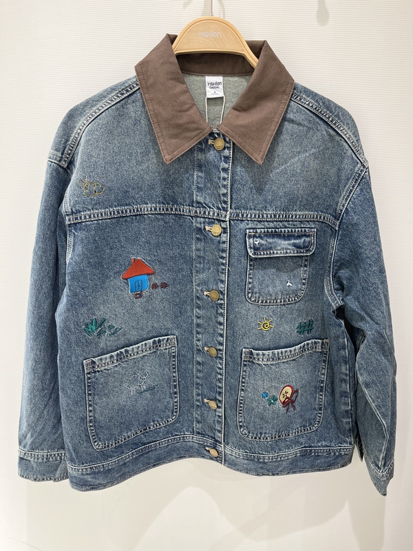 2026 Autumn Women's Denim Loose Denim Jacket R163224006 2026 Autumn Women's Denim Loose Denim Jacket R163224006