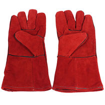 Fuxing FX543 cowhide welding gloves welder welding protective gloves high temperature resistant insulation gloves thickened and wear-resistant