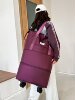 Folding Luggage Bag with Wheels, Universal Wheels, Can Be Carried as a Backpack, with a Pull Rod, Travel Bag, Gym Bag