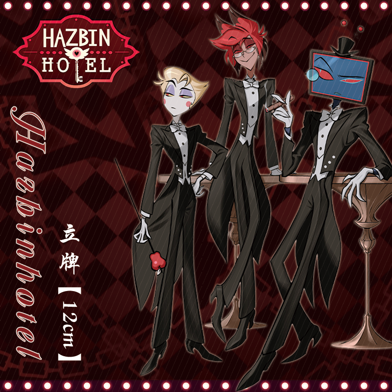 HazbinHotel Hell Inn Alastor Vox Lucifer периферийная акриловая подставка настольные украшения