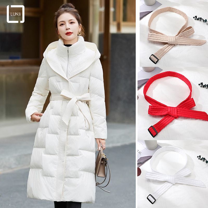 Special Belt for down Jackets, Winter Belt for Women's Mid-Length down Coat, with Belt and Cotton Padding, Waist-Cinching Belt for Women Special Belt for down Jackets, Winter Belt for Women's Mid-Length down Coat, with Belt and Cotton Padding, Waist-Cinching Belt for Women
