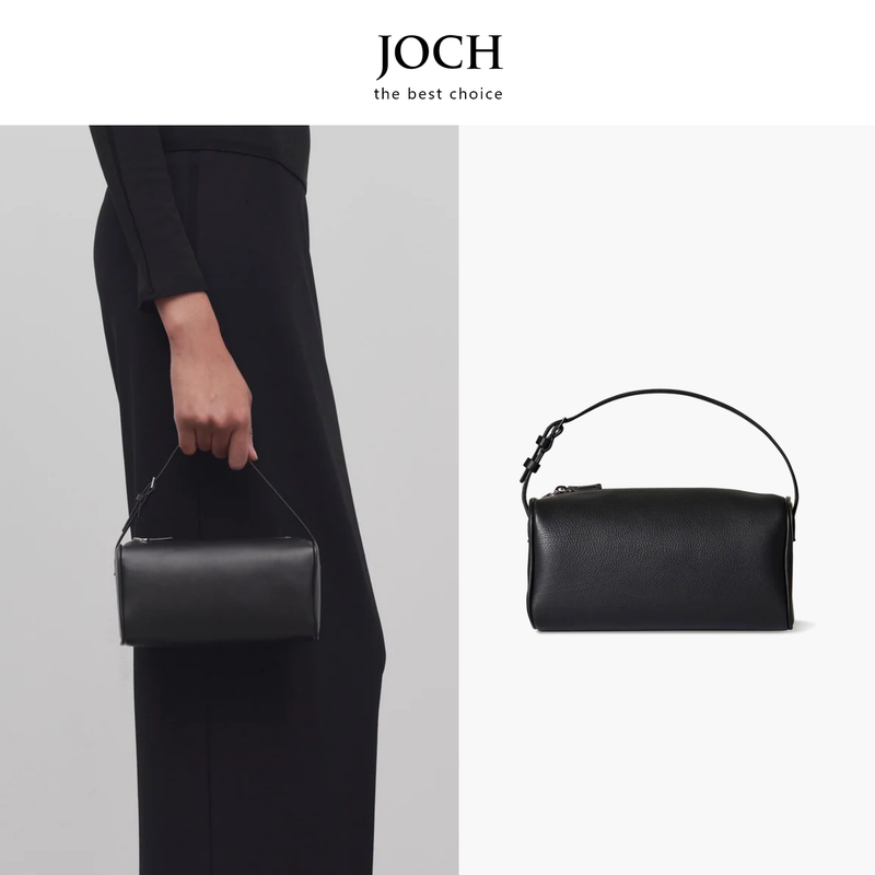 Joch New~26 Spring/Summer Imported Soft Calfskin 90's Style Pencil Case Mini Bag Cylindrical Pencil Case Handbag