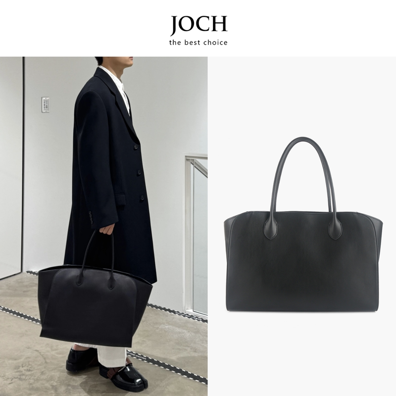 Joch Is Here! Minimalist Row-Style Niche Marlo17 Leather Handbag, Large-Capacity Tote Bag, Underarm Bag for Women