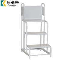 Kondipu mobile climbing ladder supermarket tallying ladder platform ladder warehouse loading and unloading climbing truck shelf ladder three-step ladder