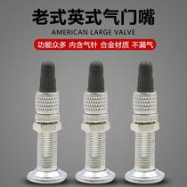 Old-style bike American valve core valve gas nozzle Inform bike gas pile Old pile gas nozzle gas valve