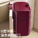 German Imported Wall-Mounted Kitchen Trash Can with Lid, Hanging Type, No Bending Required, for Bathroom, 2025 New Model