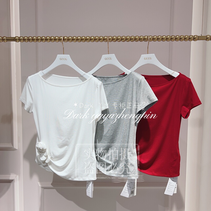 Gccg/Zhi En Genuine Product in Stock, Same-Day Shipping 962-t3932 Short-Sleeve T-Shirt 499 26 Summer Model Purchased from the Yaya Store