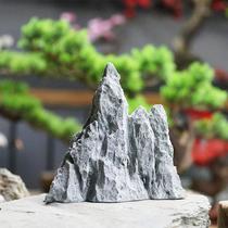 Simulation Fake Mountain Chishi Stone Pendulum Piece Chinese Gardening Bonsai Flower Blight Landscape Miniature Landscape Building Mountain Stone Decoration Furnishing