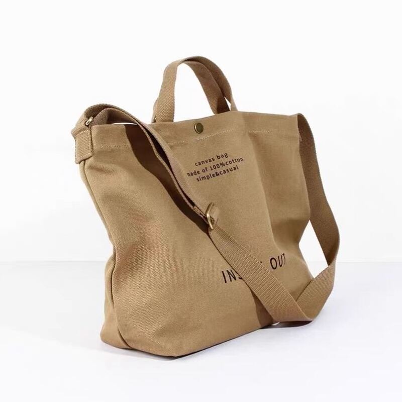 Canvas Bag, Men's Tote Bag, Crossbody Bag, Large Capacity Handbag, Retro Shoulder Bag, Computer Bag, Commuter Bag, Travel Bag