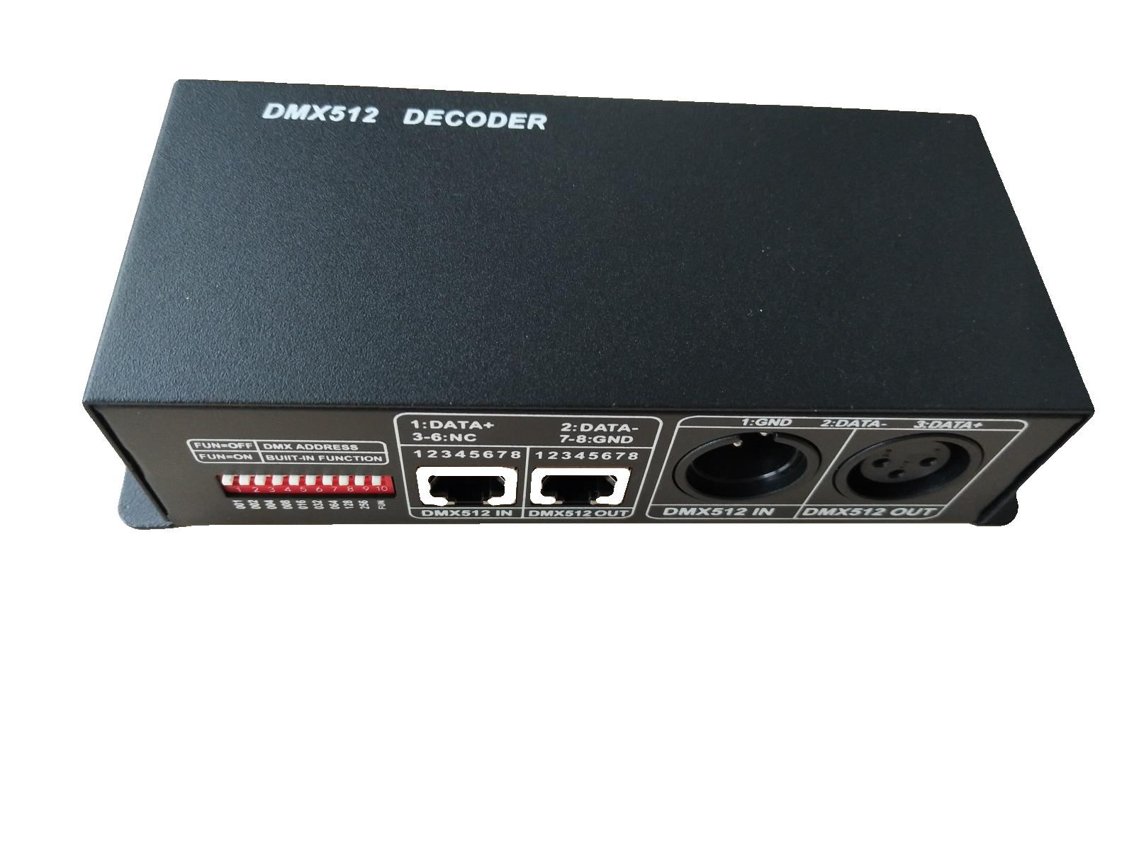 DMX512 Decoder DMX Seven Color Controllers Seven Color Controllers 12V 24V Lamp decoder