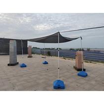 Courtyard sunshade net support rod sunshade net fixed rod sunscreen net support rod plant sunshade net column terrace