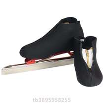 Shoe cover skate shoe cover all-inclusive plus velvet highway speed skating shoe cover skate shoe zipper short track cold protection and warm roller skating