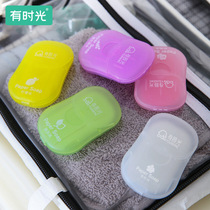 5 pack travel portable soap soap paper outdoor disposable sanitary cleaning soap tablets hand washing tablets mini