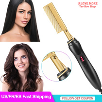 new2 in 1 Hot Comb Straightener for Wigs Straightening Brush