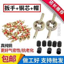 Wansurui electric vehicle valve key wrench American inner tube deflation valve adjustment valve core