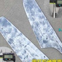 Dianjiang single-sided brick knife round head tile knife forged brick knife new wall-laying knife brick-laying knife bright mud knife and tile tool